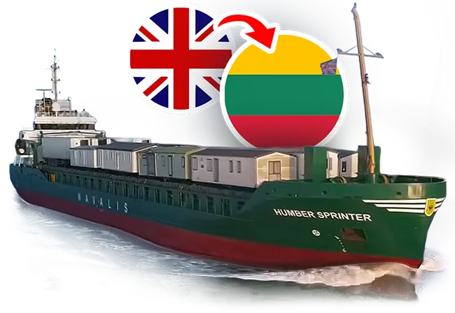 Seaway Logistics komanda — gabename iš Jungtinės Karalystės į Lietuvą